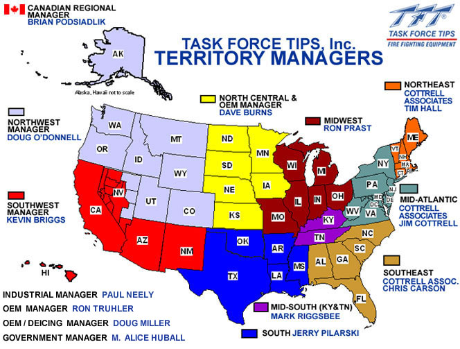Territory Manager Map